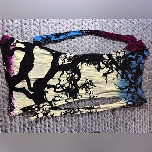 Vibrant Tie-Dye Sleeveless Top